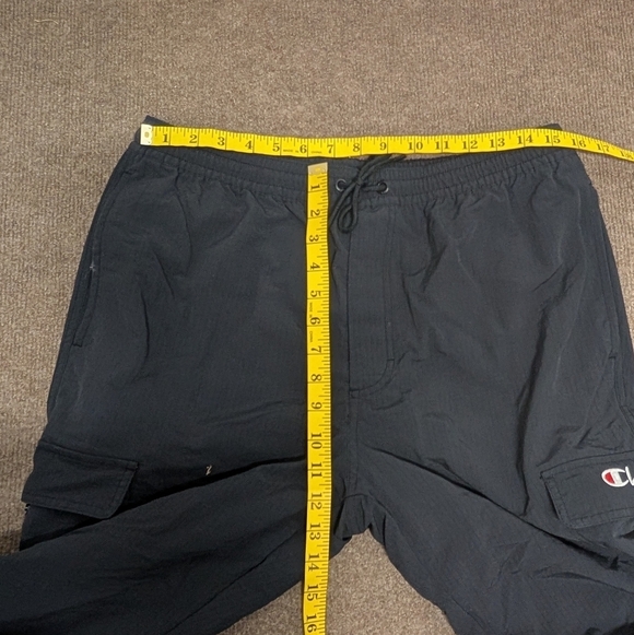 Champion Men's Ripstop Nylon Cargo Jogger Pants Black Size Large - Picture 3 of 7